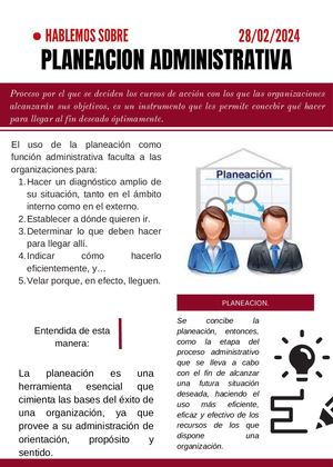 Planeaciòn Administrativa