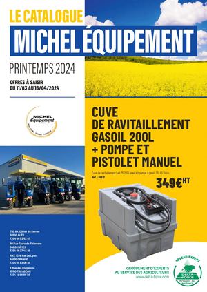 Catalogue Printemps 2024 Michel equipement