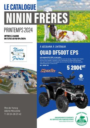 Catalogue Printemps 2024 Ninin Freres
