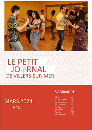 Le Petit Journal De Villers Sur Mer Mars 2024