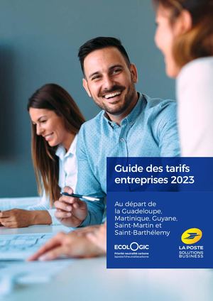 La Poste Tarif Guadeloupe 2023
