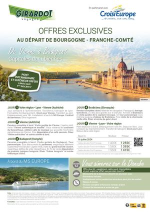 Croisières Danube et Rhin