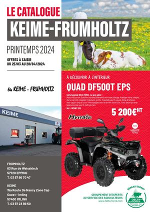 Catalogue Printemps 2024 Keime