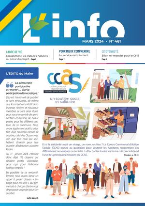 Info 461 Mars 2024
