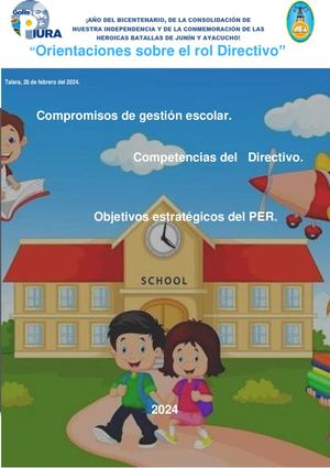 Guía Sobre Rol Del Directivo 2024