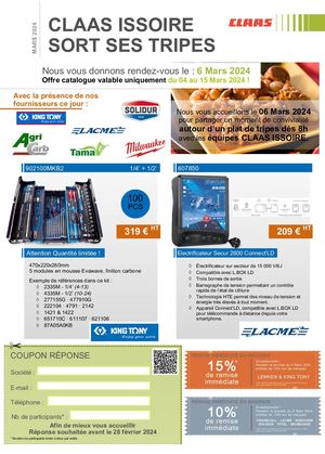 CLAAS ISSOIRE sort ses tripes