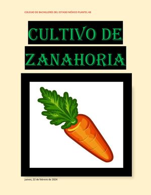 REVISTA DIGITAL CULTIVO DE ZANAHORIA