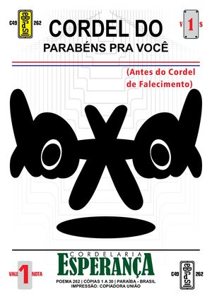 C49-262 Cordel do Parabéns pra Você