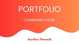 Portfolio Communication Aurélien Thouault