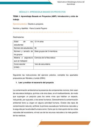"Salvemos al planeta desde la escuela"