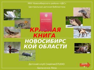 Красная книга НСО