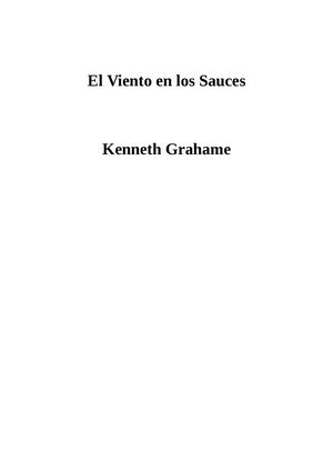 12 El Viento En Los Sauces de Kenneth Grahame