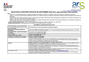 Calendrier Ifas Ifap Rentrée Septembre 2024 Vd