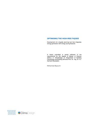 Optimising The High Rise Façade