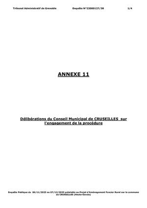 Délibérations Du Conseil Municipal De Cruseilles