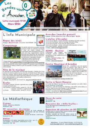 Les Rendez-Vous d'Arradon N°139 Mars 2024