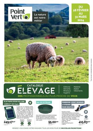 Catalogue élevage Printemps 2024 - du 28 février au 31 mars 2024