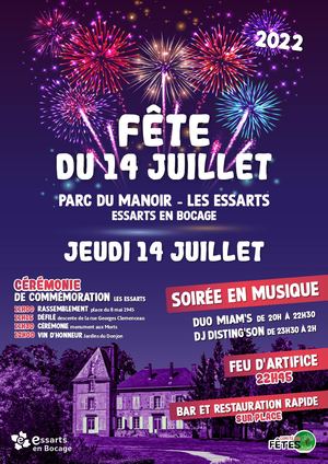 Affiche 14 Juillet 2022