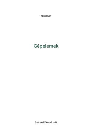 TM-21007/K Gépelemek