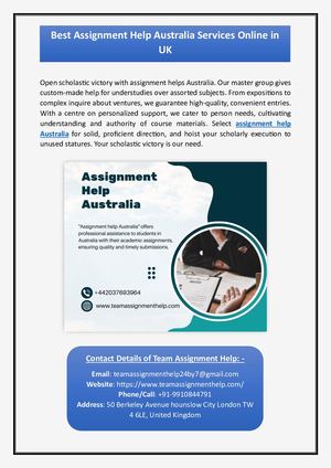 Calaméo - Best Assignment Help Australia Services Online In Uk
