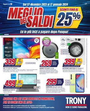 Volantino Offerte Trony