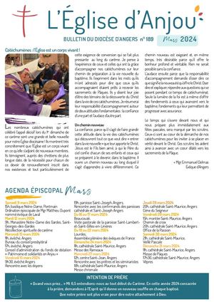 Eglise d'Anjou mars 2024 n°189