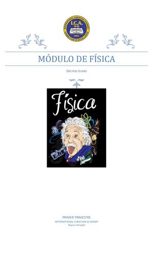 Módulo De Física 10°