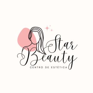 Logotipo Estética Belleza Elegante Estético Femenino Caligrafía Rosa Beige