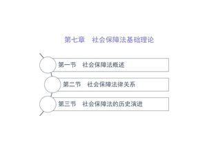 劳动法8第七章社会保障法概述