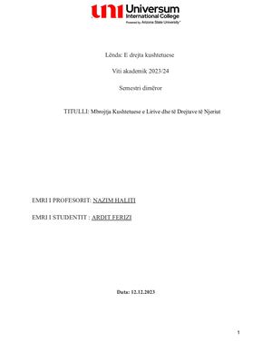 Ardit Ferizi-Constitutional Protection of Human Rights and Freedom