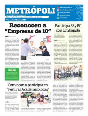 Metrópoli Viernes 01 De Marzo De 2024