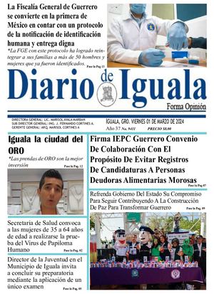 Viernes 01 De Marzo De 2024 Diario De Iguala