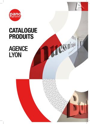Catalogue Produits Pano Lyon