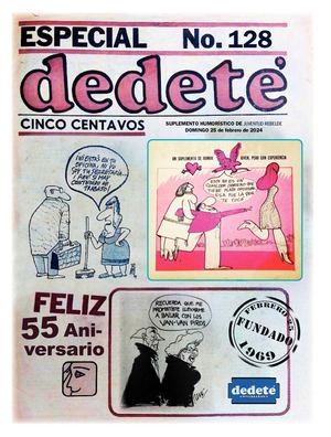 dedeté suplemento aniversario 55. 25 de febrero de 2024