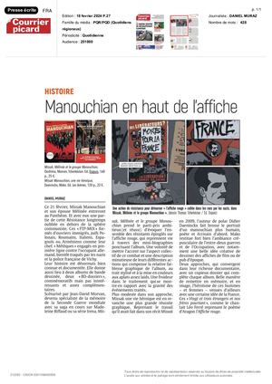 BD "Missak, Mélinée et le groupe Manouchian". Jean-David Morvan et Thomas Tcherkézian. Dupuis/franceinfo