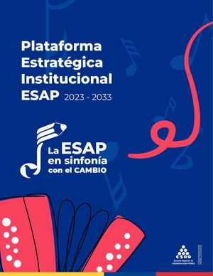 Planeación Estratégica Institucional 2023 2033