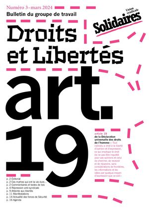 Bulletin Droits et Libertés n°3