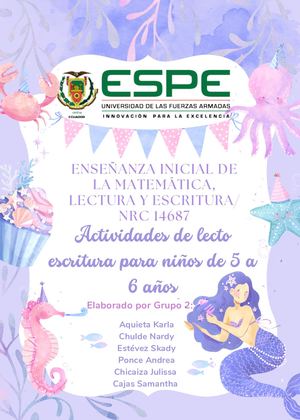 Actividades de lectoescritura para niños de 5 a 6 años