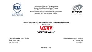 Vans Sumativa 2