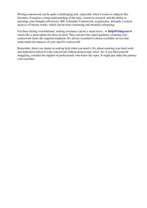 Calaméo - Bjc Literature Coursework