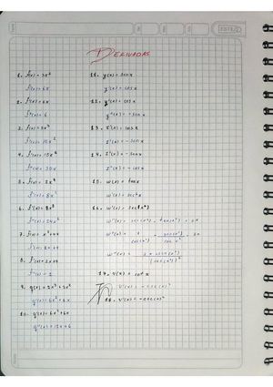 Cuaderno de Derivadas