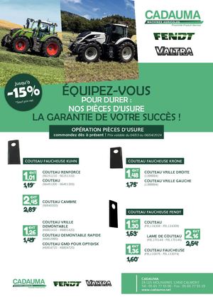 Cadauma - Le mois de la pièce d'usure