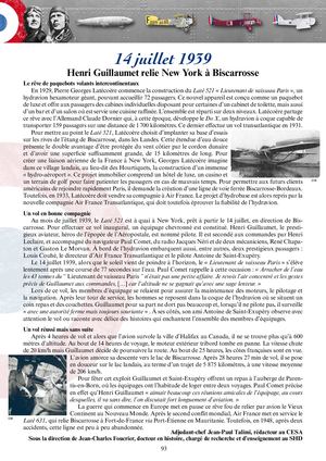 14 Juillet 1939 Henri Guillaumet