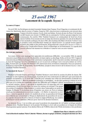 23 Avril 1967 Soyouz 1