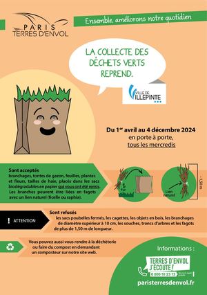 Flyer déchets verts 2024 Villepinte