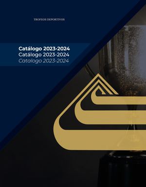 Catálogo Trofeos Deportivos 2023 24