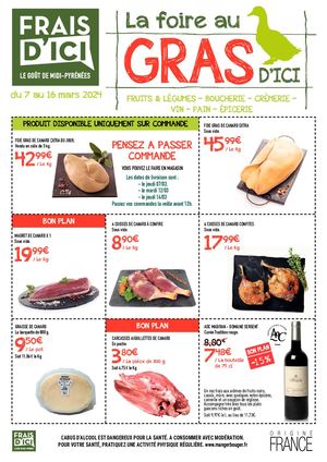 Dépliant Foire Au Gras 2024 Frais D'ici