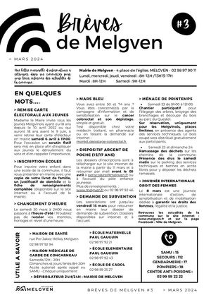 Brèves De Melgven - Mars 2024