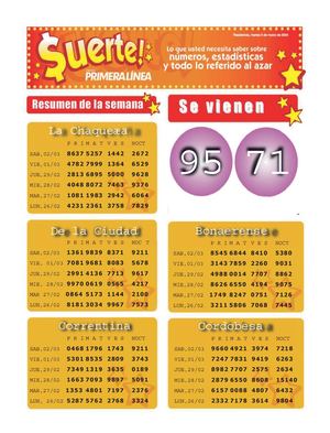 Suerte Nro7681 2024 03 05