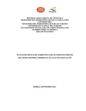 Informe N°1796 Pasantia Administrativa Trabajo De Grado 2023